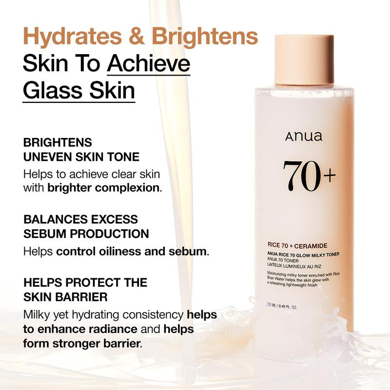 Korean Rice Deep Hydration Skincare | Facial Cleanser, Rice Extract Toner, Skin Repair Serum, Moisturizer, Korean Skin Care